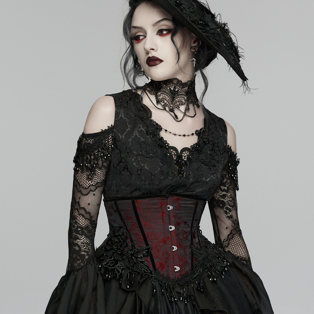 Goth Rose Corset - Image 2