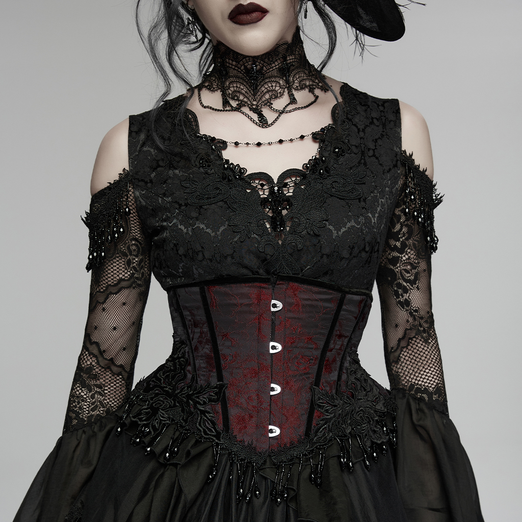 Goth Rose Corset - Image 3