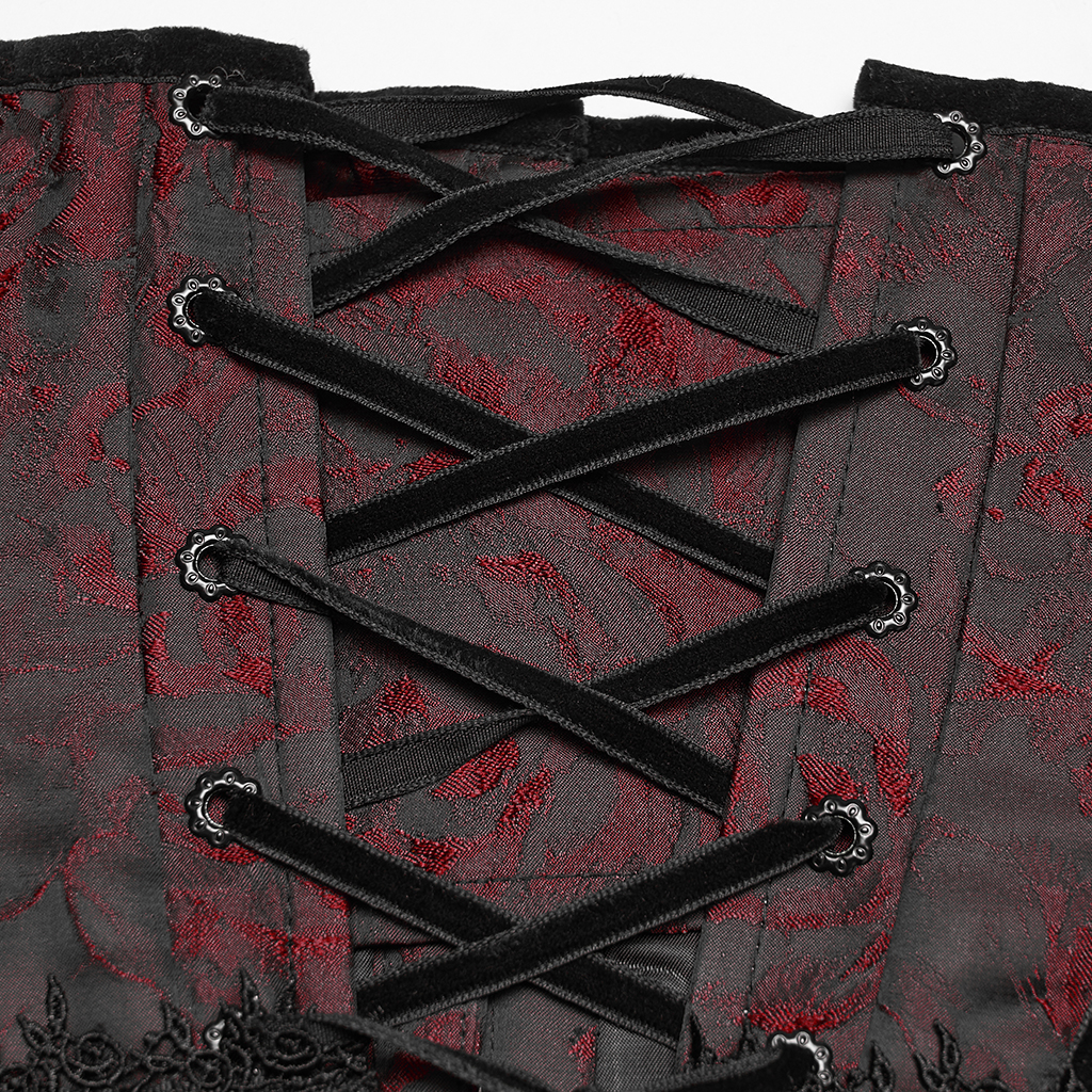 Goth Rose Corset - Image 8