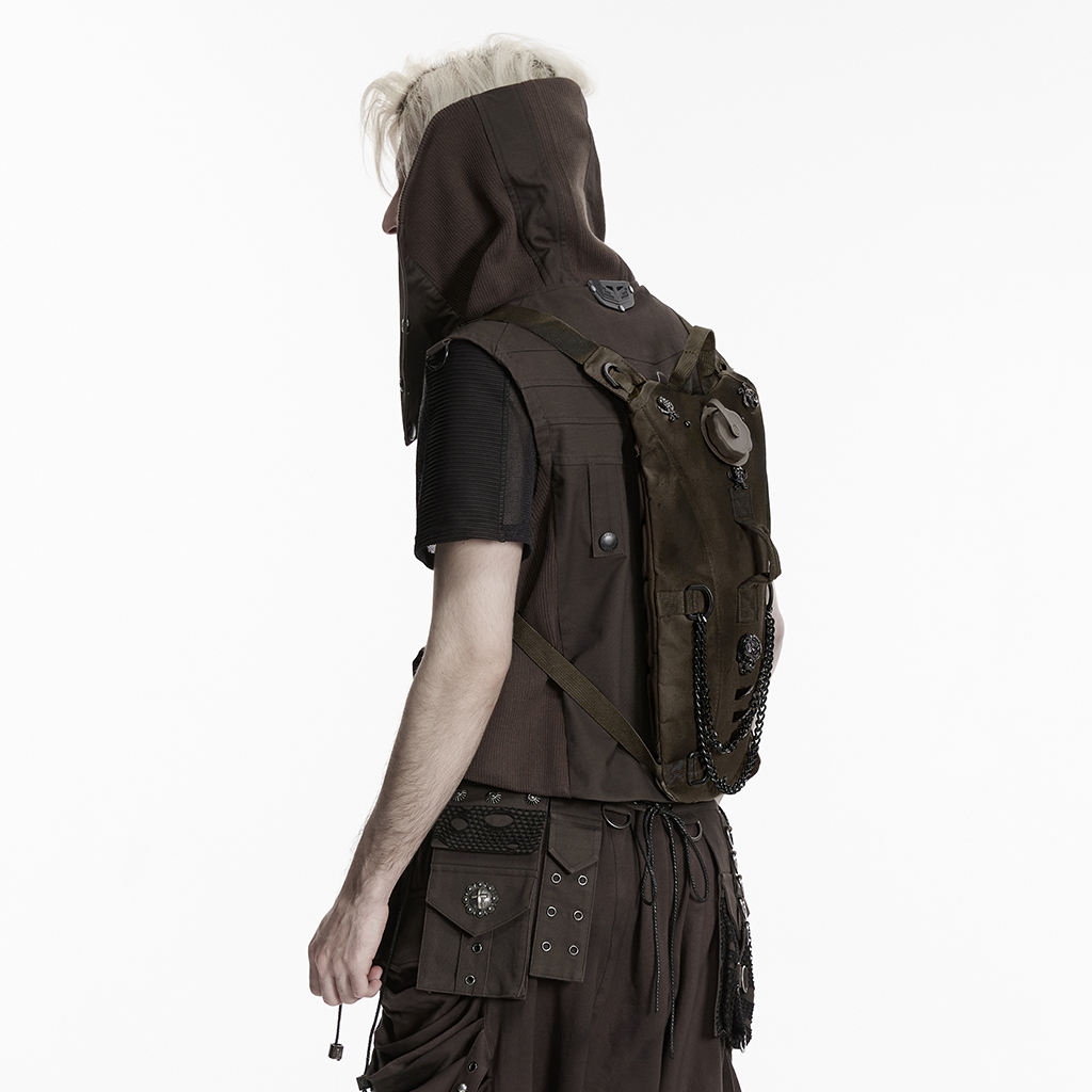 Punk Backpack-Coffee - Image 4