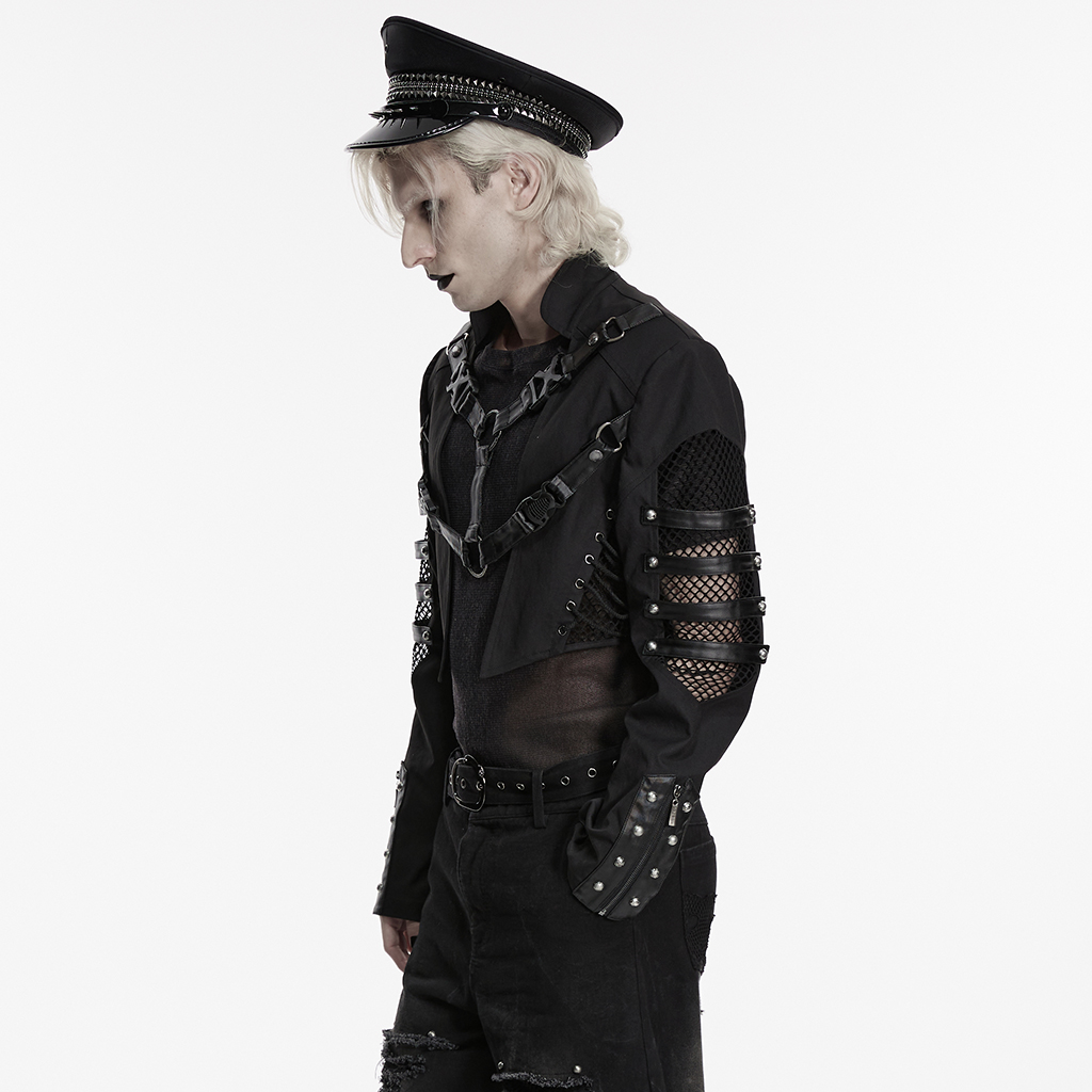 Punk Savage Cropped Jacket - Image 2