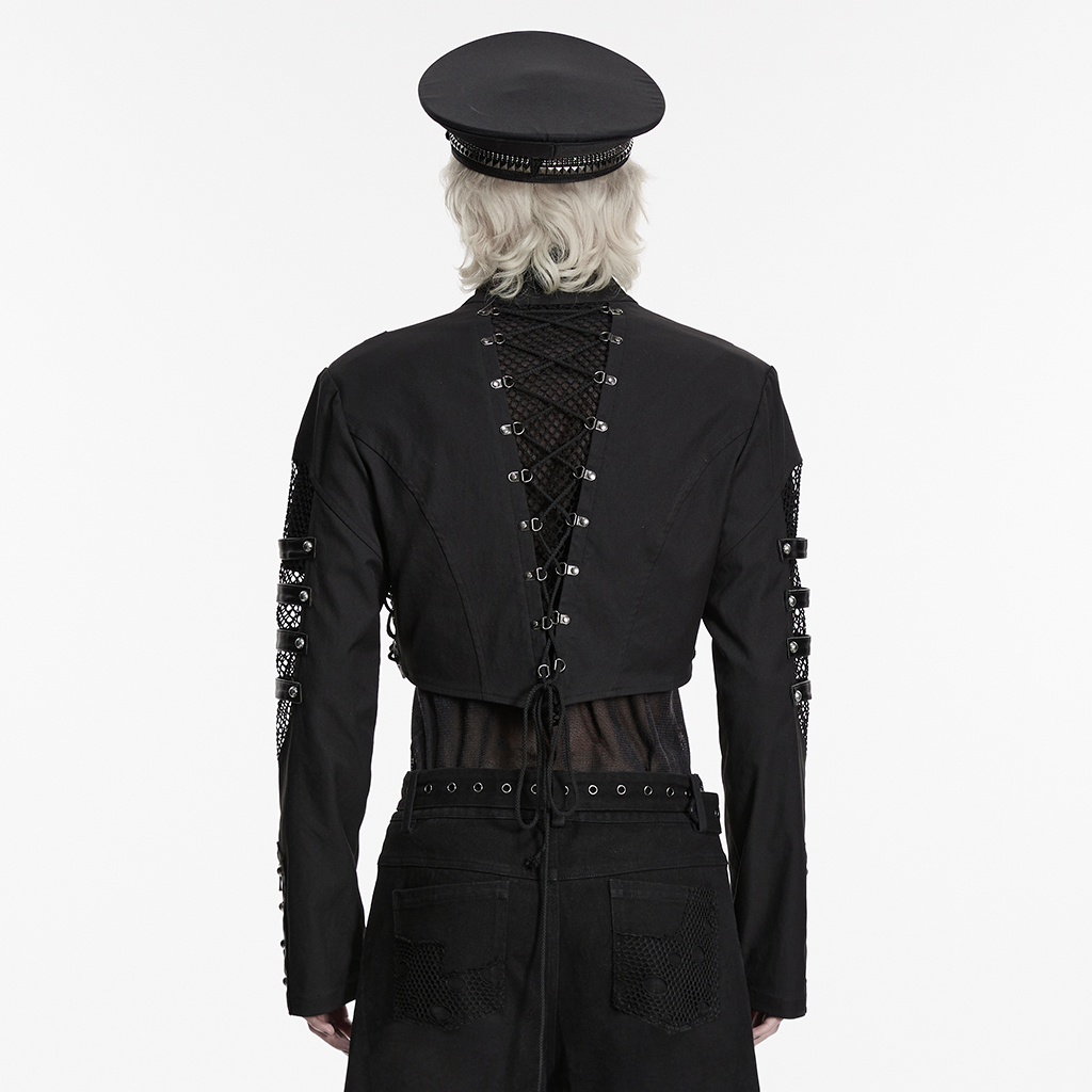 Punk Savage Cropped Jacket - Image 3