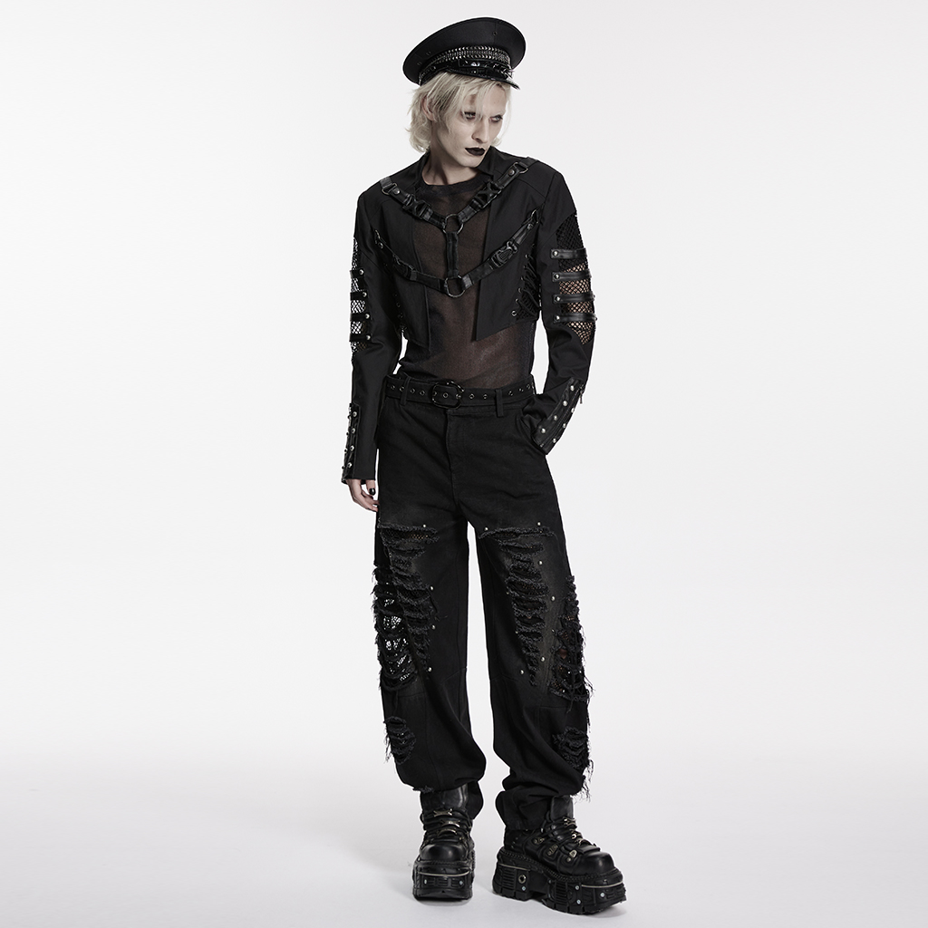 Punk Savage Cropped Jacket - Image 4