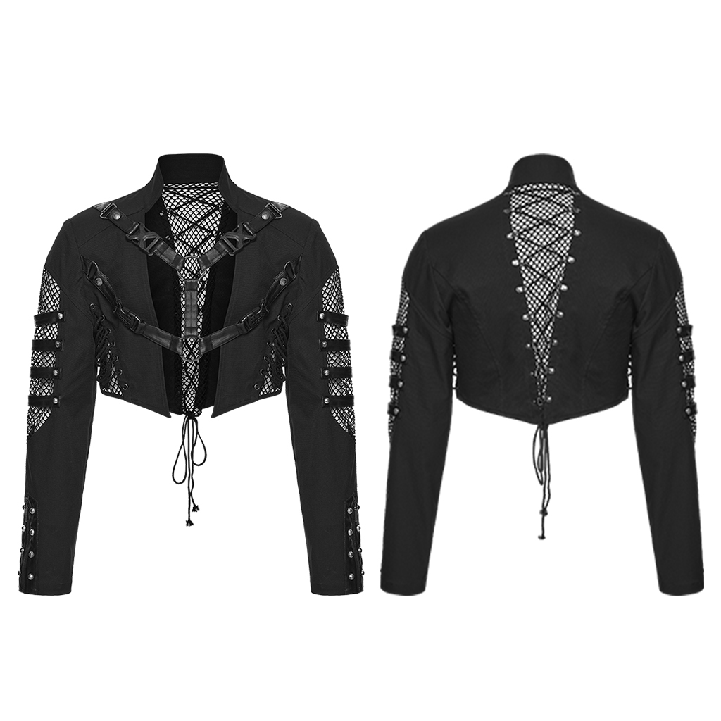 Punk Savage Cropped Jacket - Image 5