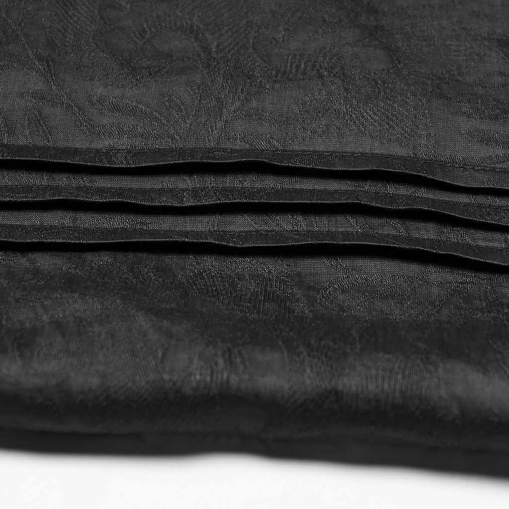 Goth Palace Jacquard Shirt-Black - Image 7