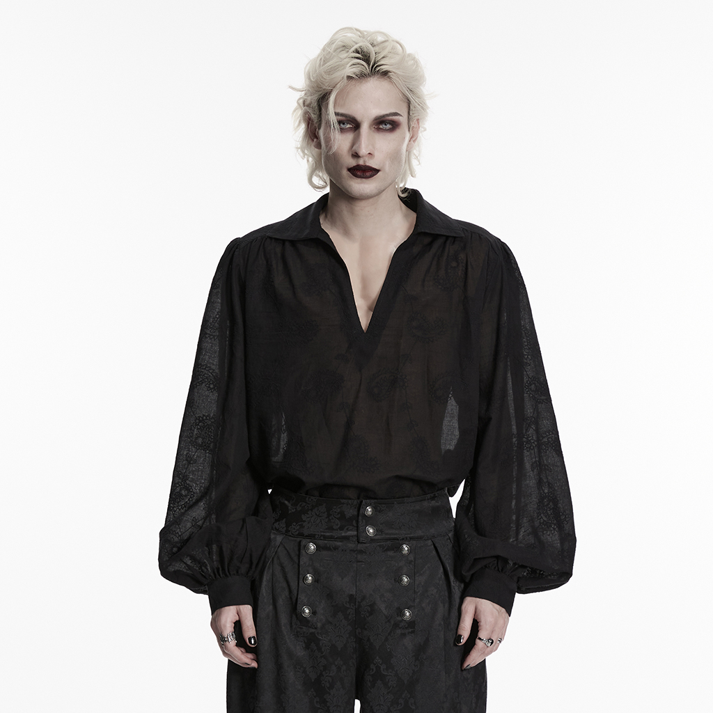 Goth Loose Shirt- Black