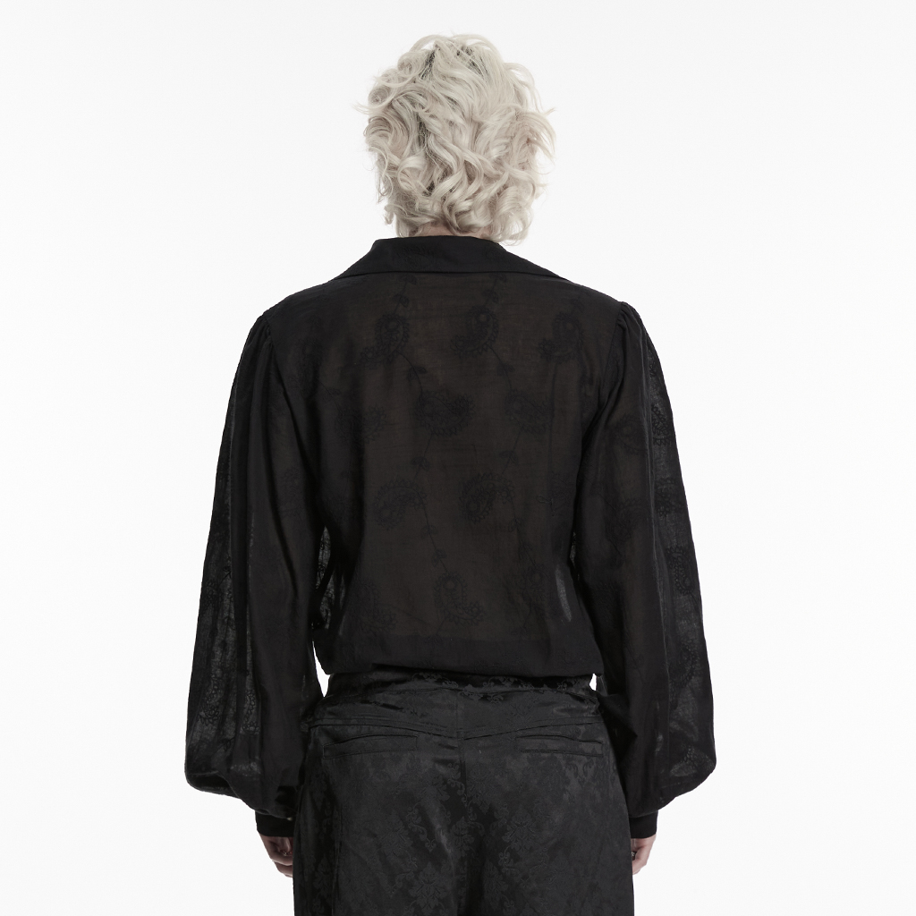 Goth Loose Shirt- Black - Image 3