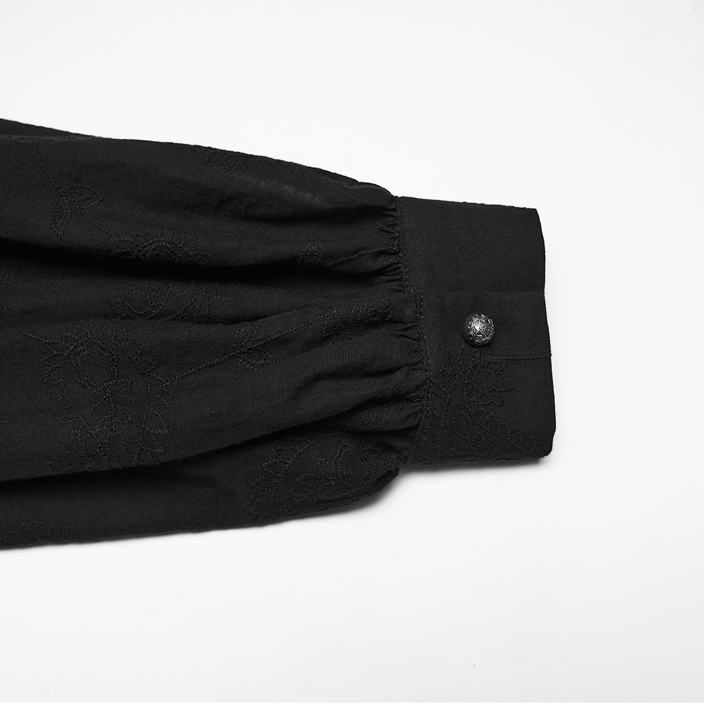 Goth Loose Shirt- Black - Image 6