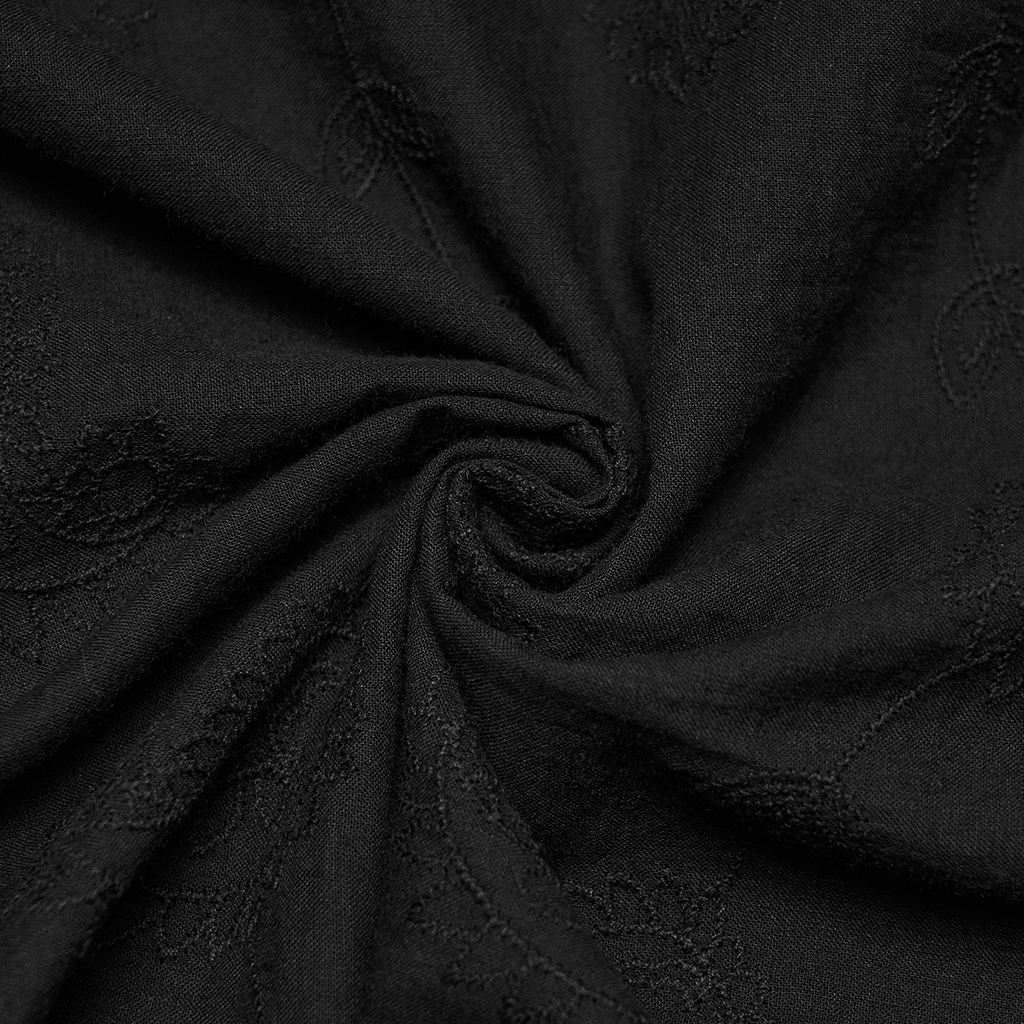 Goth Loose Shirt- Black - Image 7