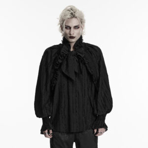 Goth Pullover Shirt-Black