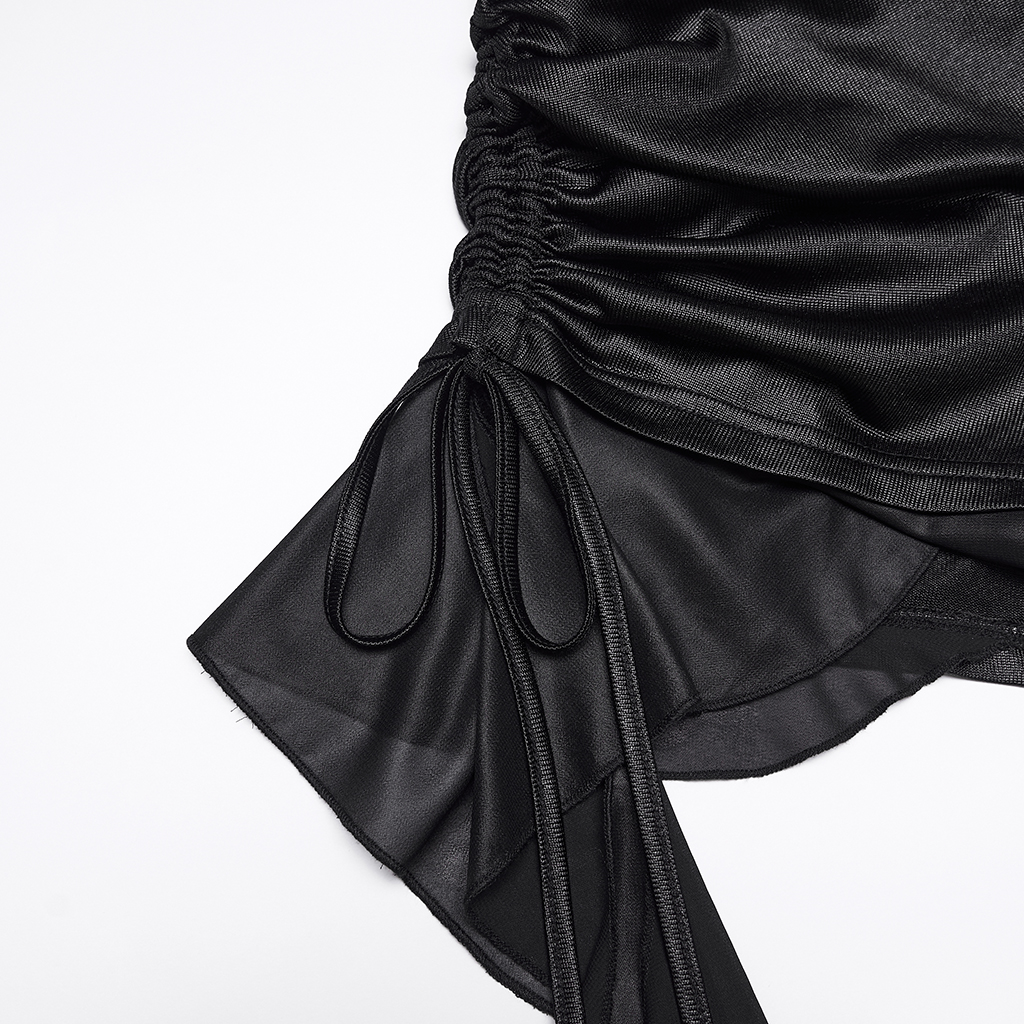 Post-Apocalyptic Drawstring Waist Chain Shorts - Image 7