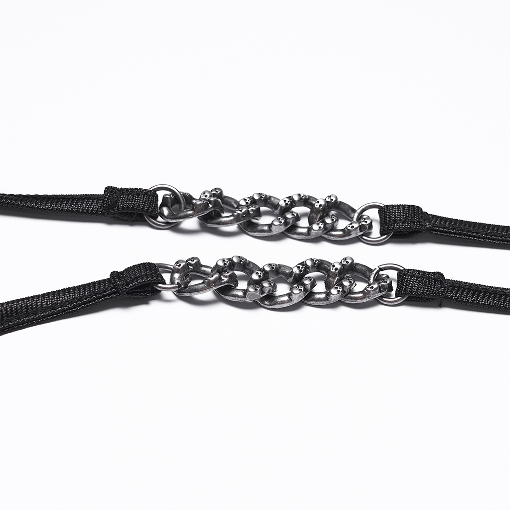 Post-Apocalyptic Drawstring Waist Chain Shorts - Image 8