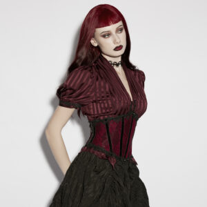 Red Perspective Gothic Corset