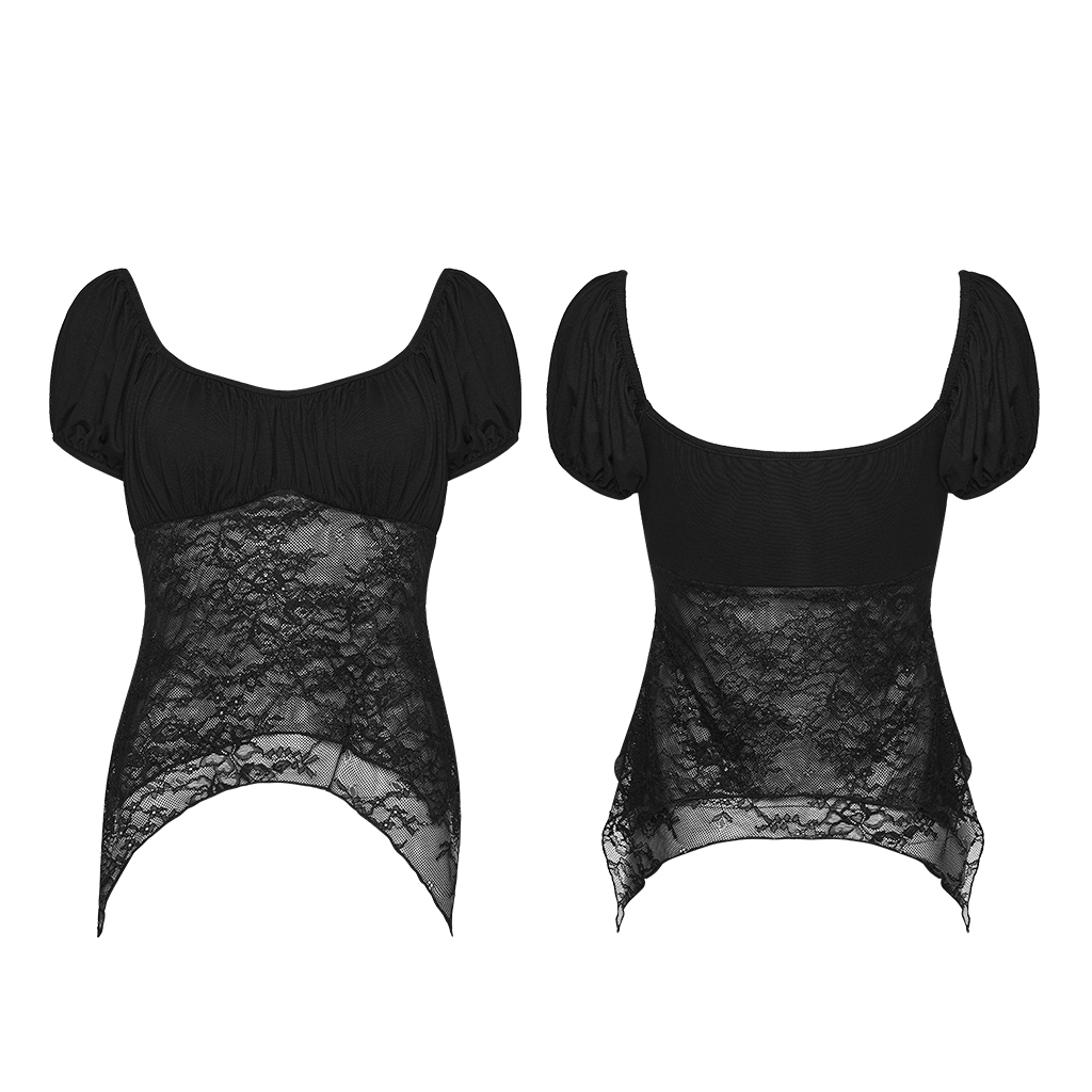 Goth Lace T-Shirt - Image 5