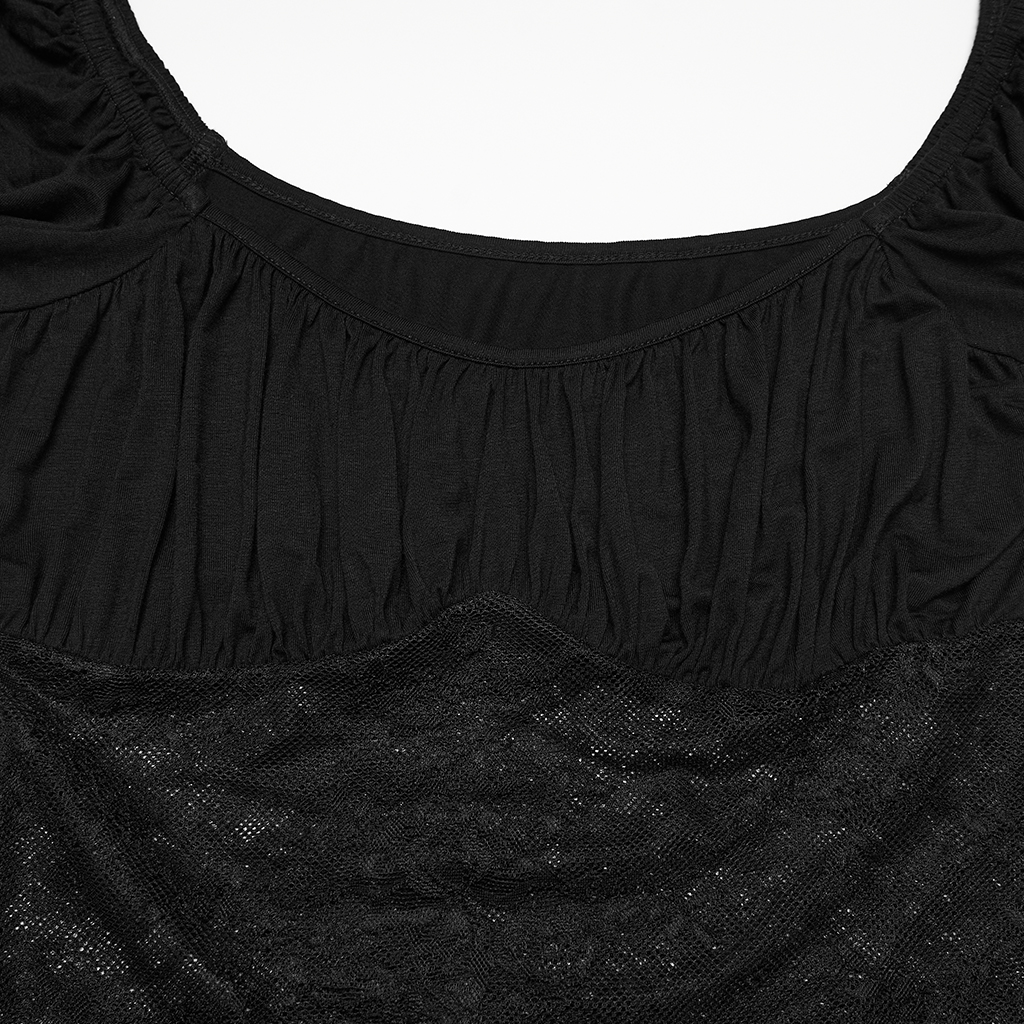 Goth Lace T-Shirt - Image 6