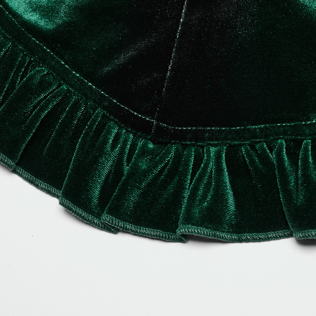 Green Goth Gradient Printed Shirt - Image 8
