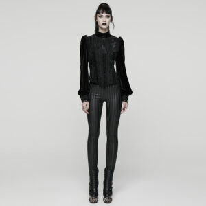 Striped Goth Leggings