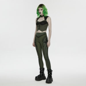 Green Cyberpunk Leggings