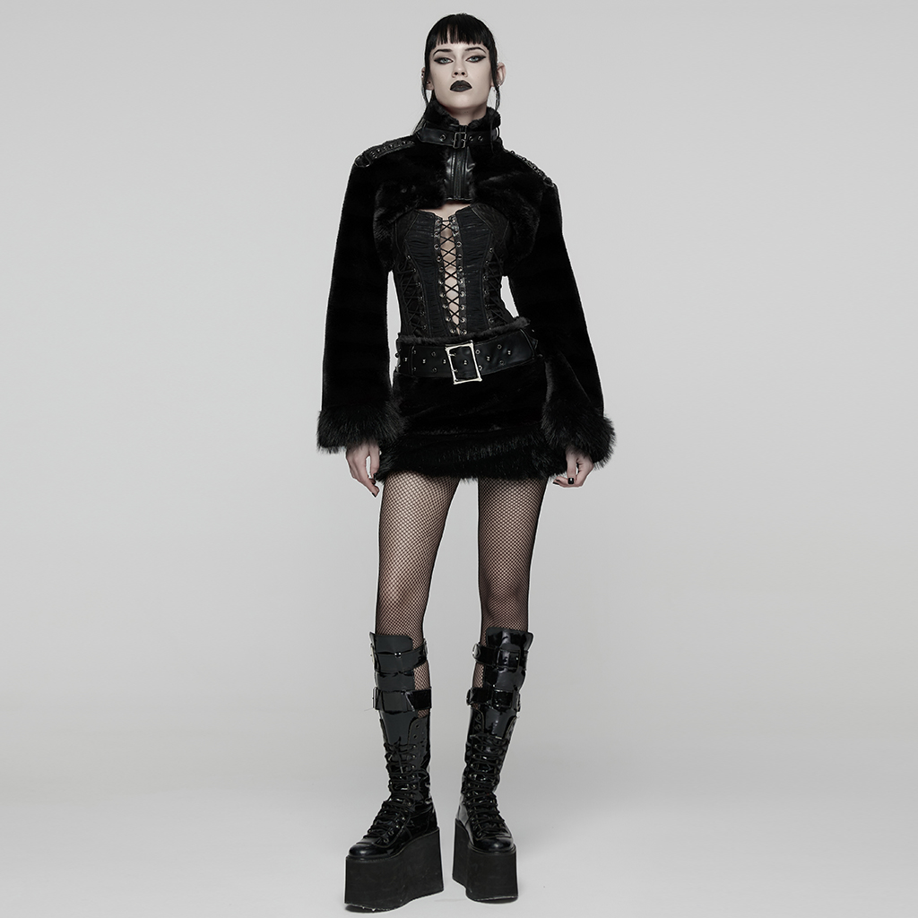 Black Punk Ultra-Soft Skirt