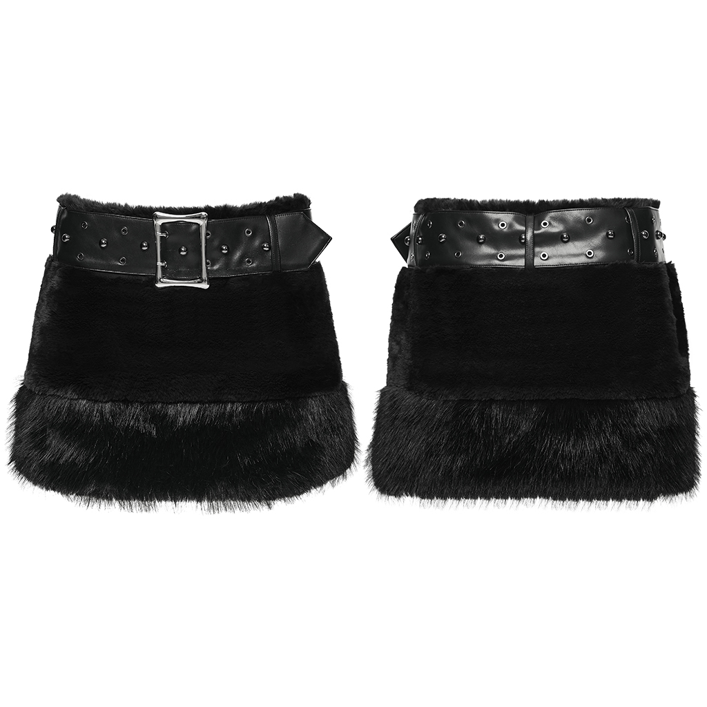 Black Punk Ultra-Soft Skirt - Image 5