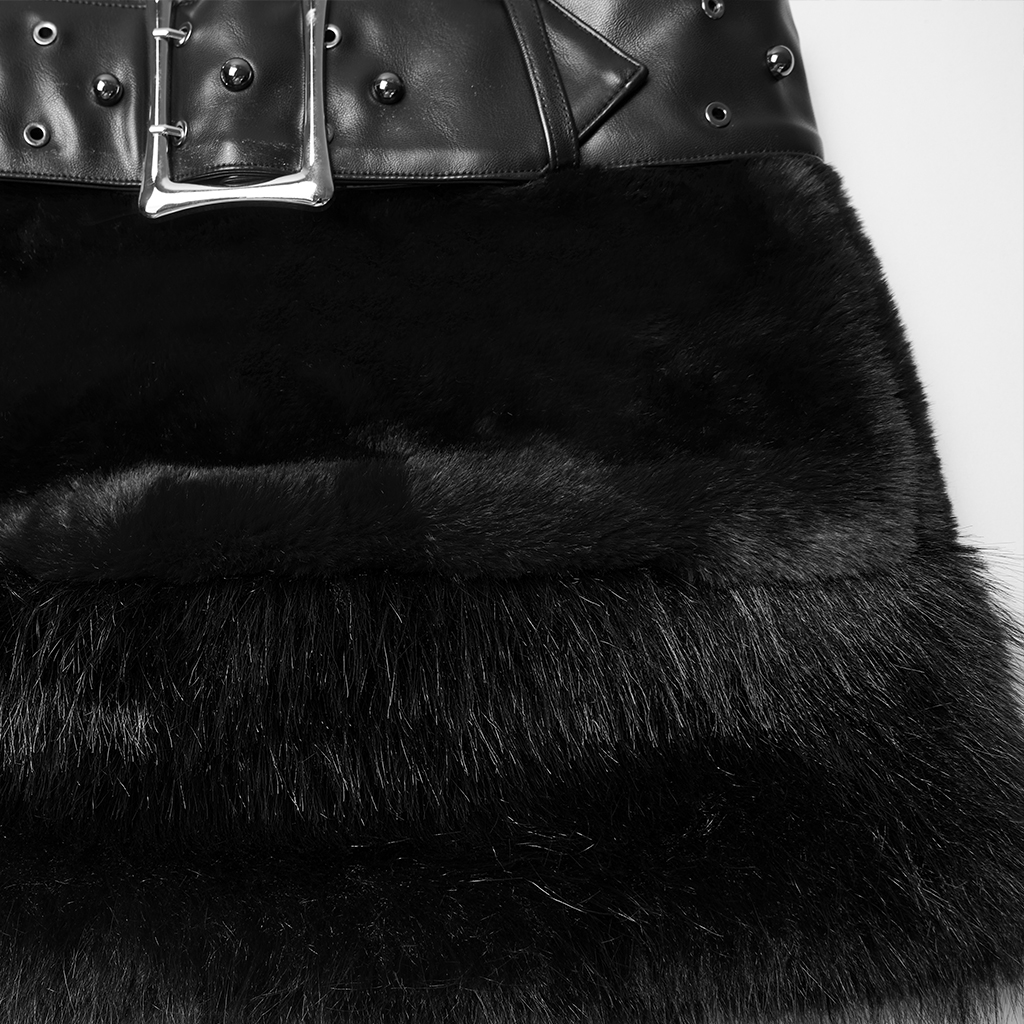 Black Punk Ultra-Soft Skirt - Image 8