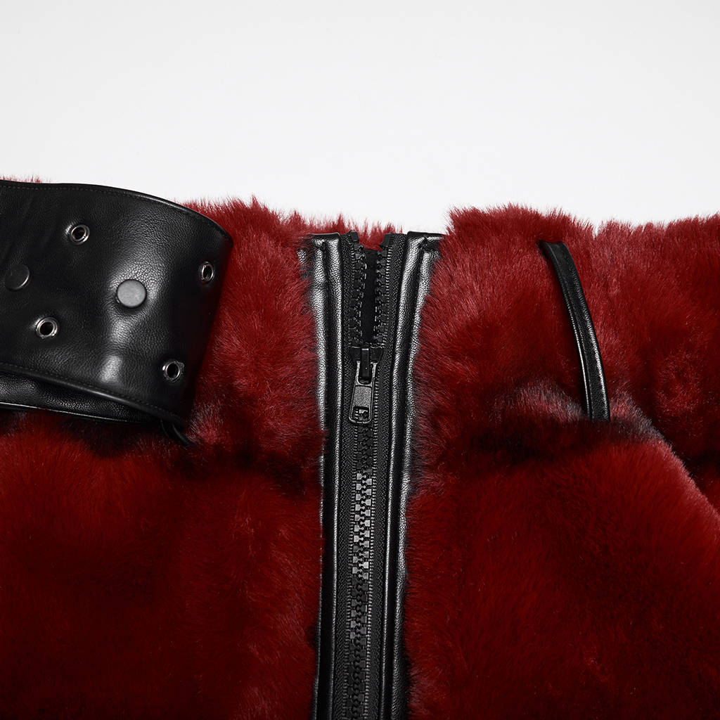 Black-Red Punk Ultra-Soft Skirt - Image 9
