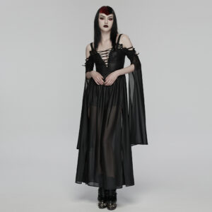 Goth V-Neck Dress