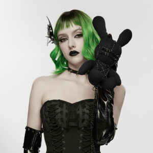 Black Punk Rivet Doll