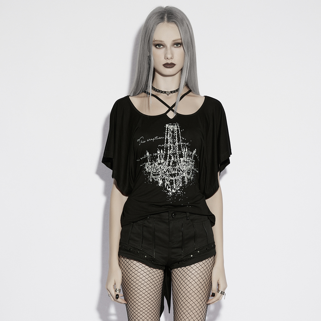 Gothic Patterned T-Shirt - Image 2