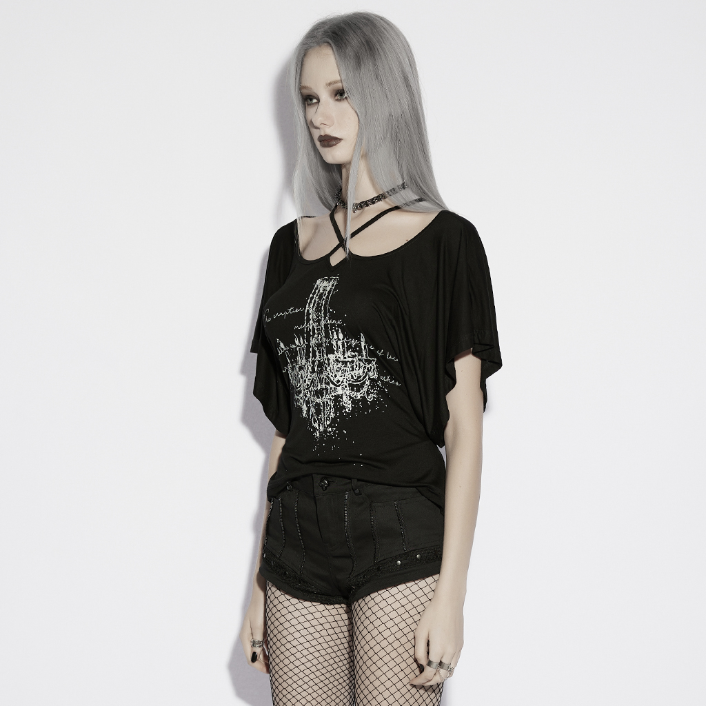 Gothic Patterned T-Shirt - Image 3
