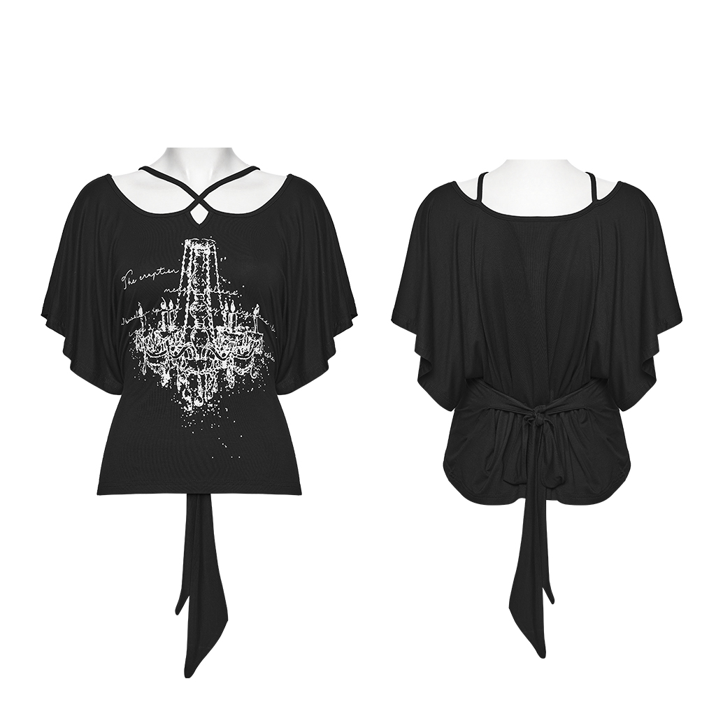 Gothic Patterned T-Shirt - Image 5