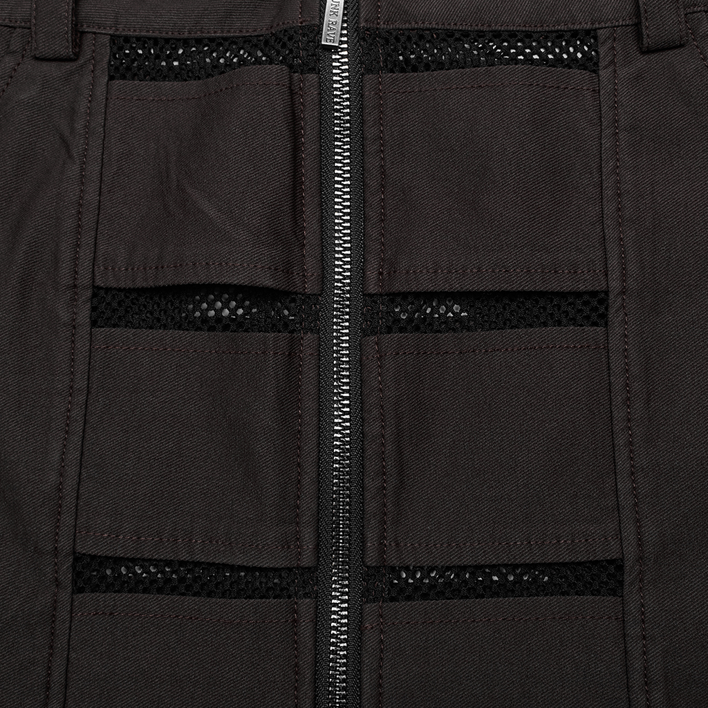 Punk Slim Fit Denim Skirt - Image 7