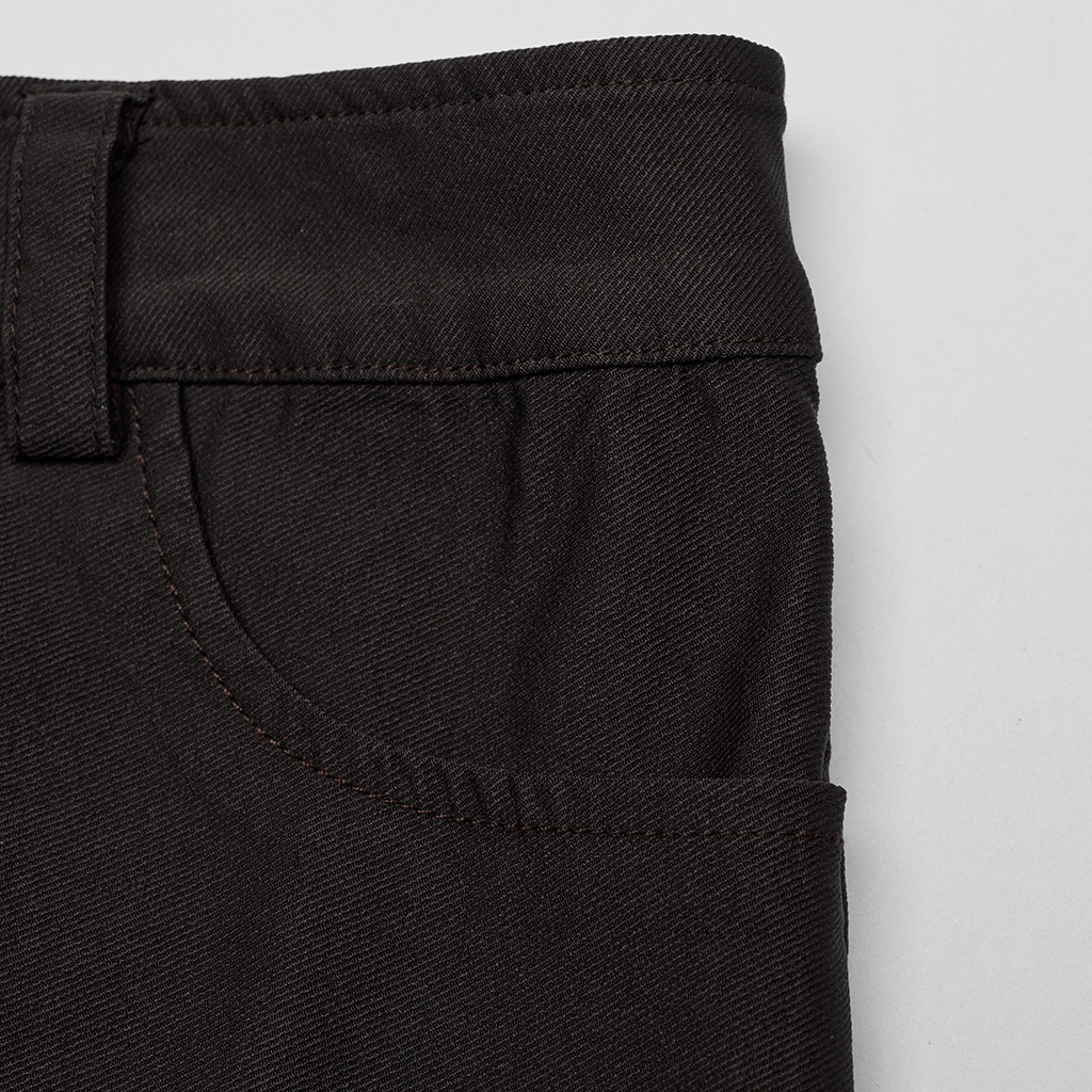 Punk Slim Fit Denim Skirt - Image 8