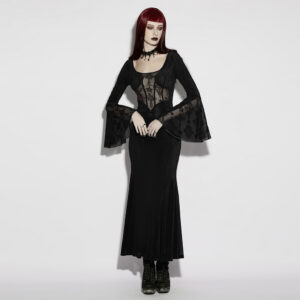 Goth Cross Hollow Dress