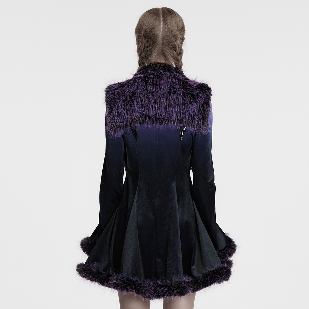 Black-Violet Gradient Devil Shawl - Image 3