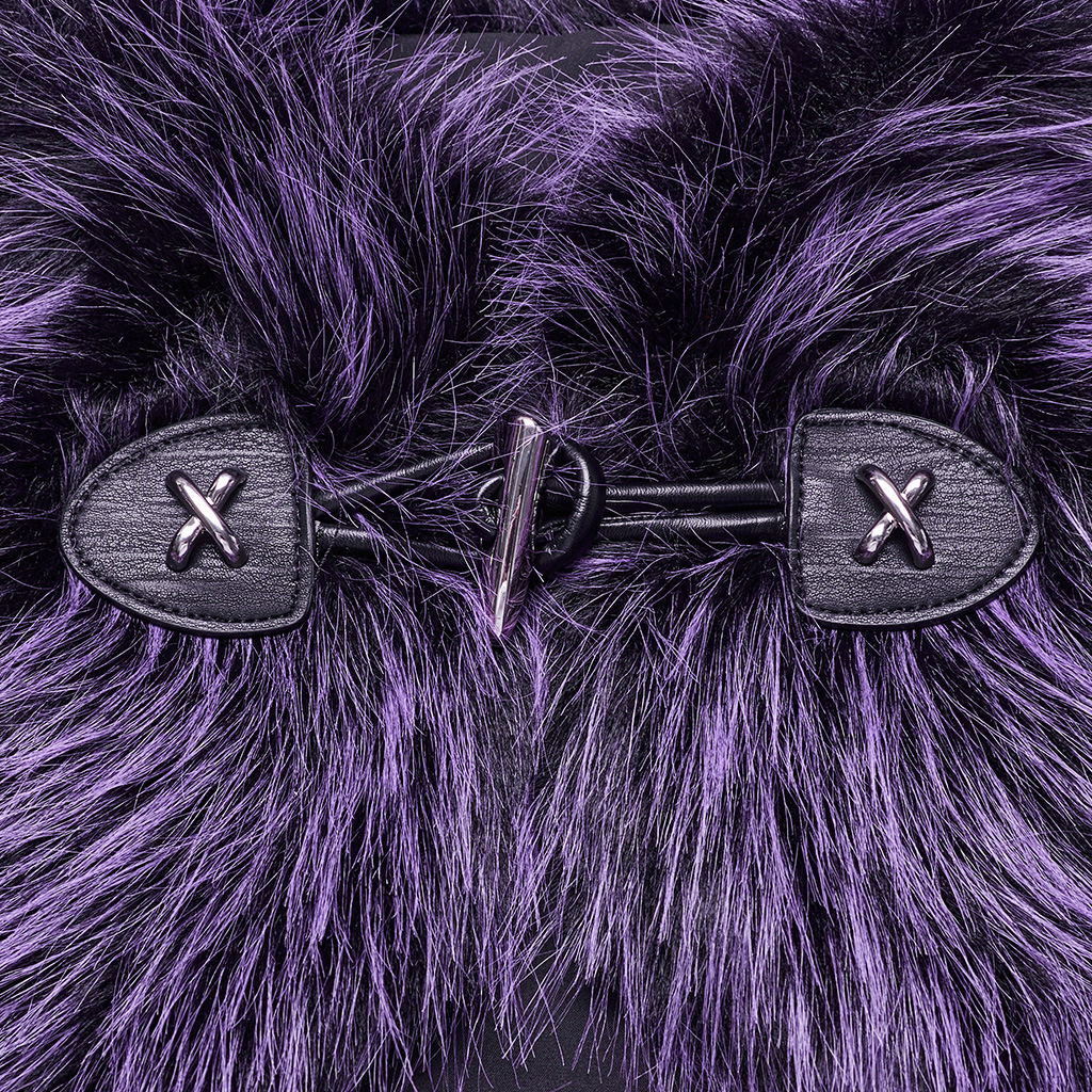 Black-Violet Gradient Devil Shawl - Image 6