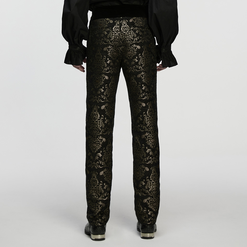 Gothic Jacquard Embroidered Pants - Image 4