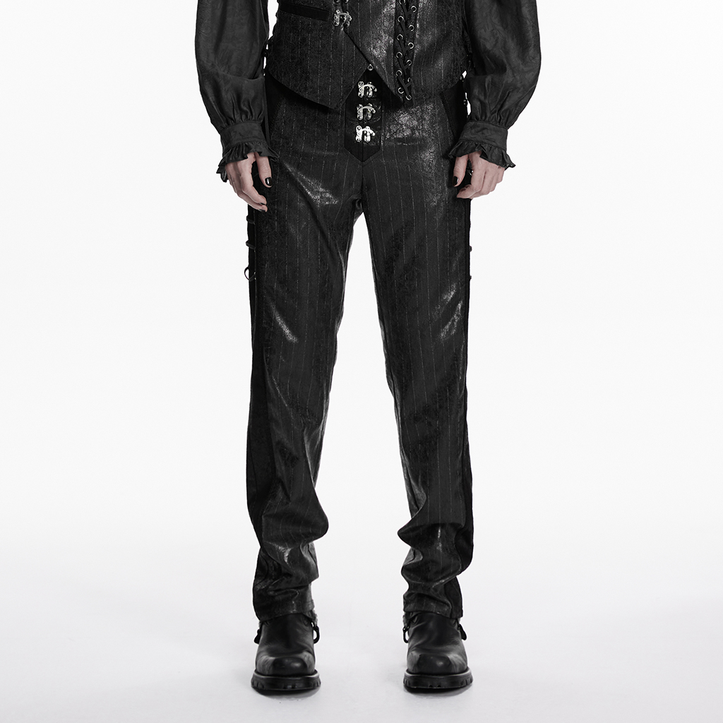 Steampunk Striped Pants