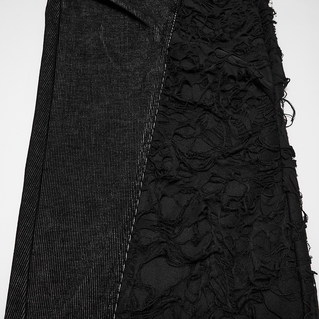 Punk Pleated Wide-Leg Pants - Image 9
