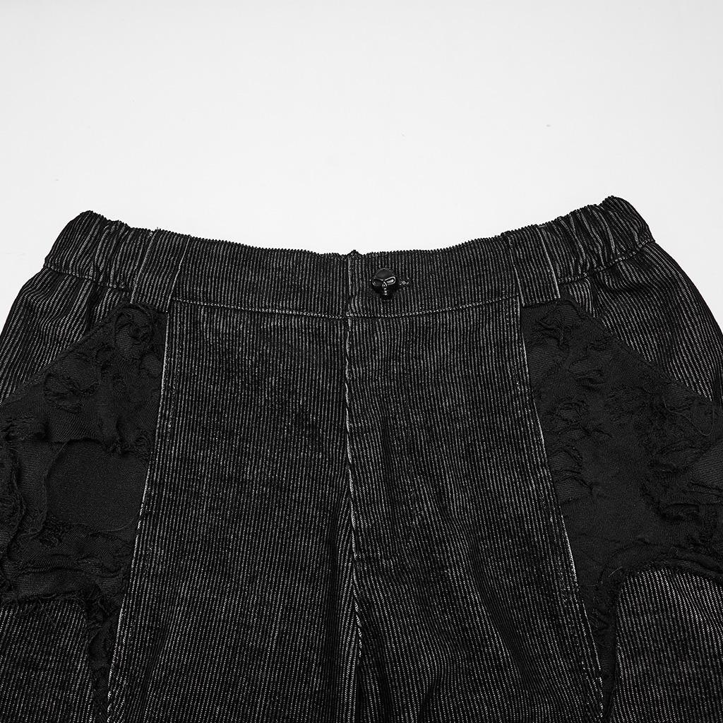 Punk Pleated Wide-Leg Pants - Image 5