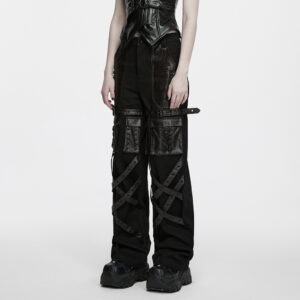 Punk Straight Leg Pants