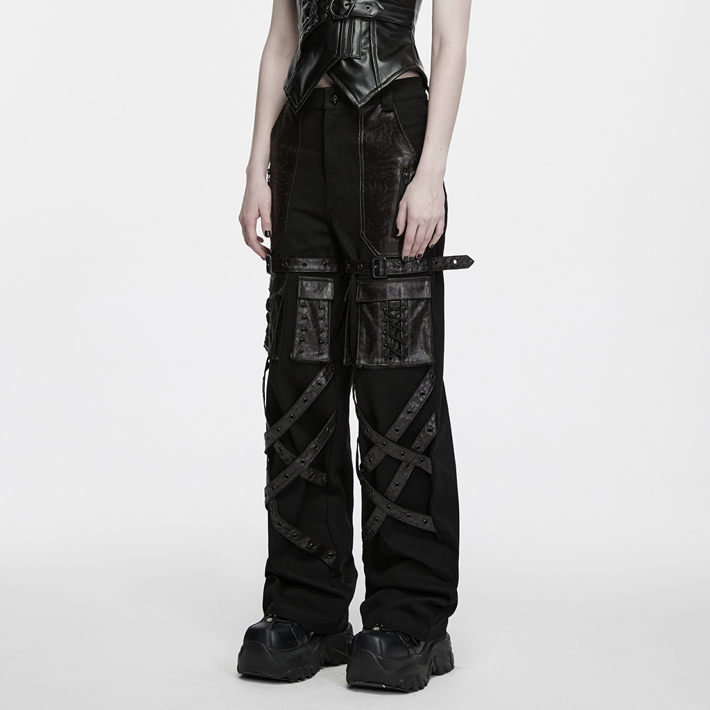 Punk Straight Leg Pants