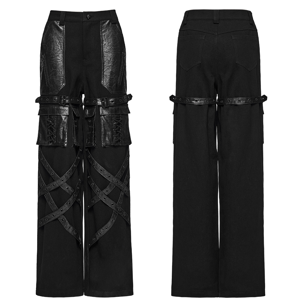 Punk Straight Leg Pants - Image 5