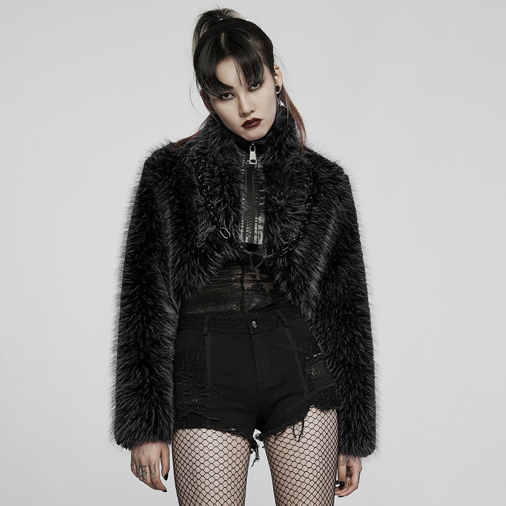 Punk Daily Faux Wool Coat - Image 2