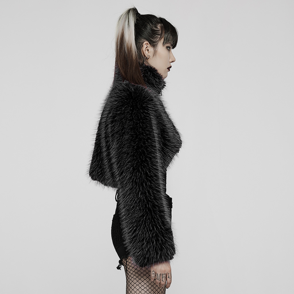 Punk Daily Faux Wool Coat