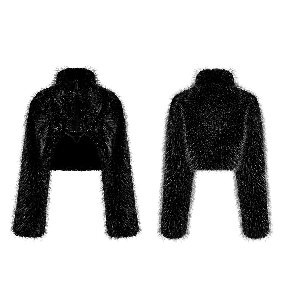 Punk Daily Faux Wool Coat - Image 5
