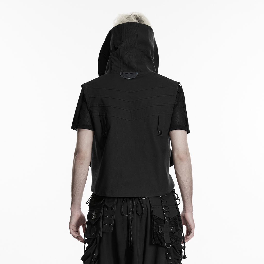 Punk Heavy-Duty Distressed Vest - Image 3