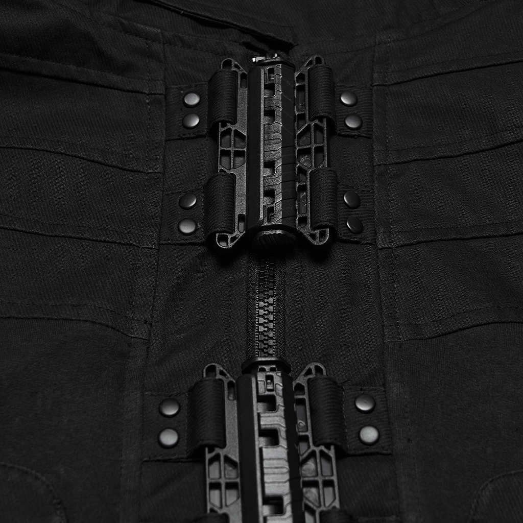 Punk Heavy-Duty Distressed Vest - Image 6