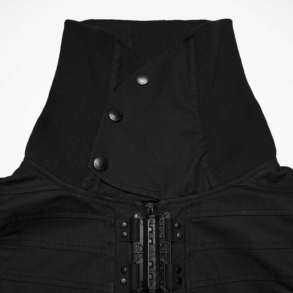 Punk Heavy-Duty Distressed Vest - Image 7