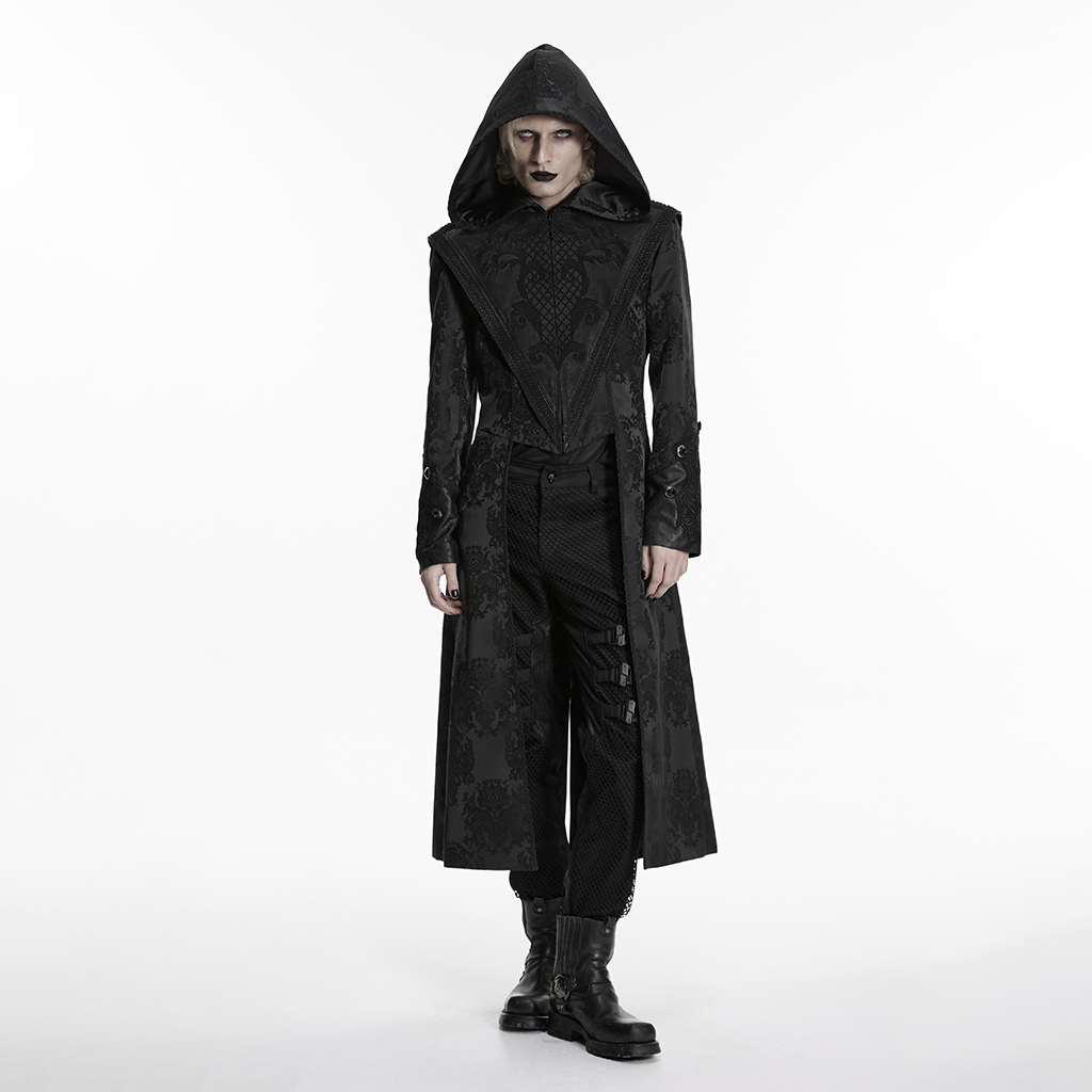 Black Assassin's Creed Embroidered Coat - Image 2